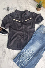 Load image into Gallery viewer, CHARCOAL- Calaboose Top