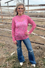 Load image into Gallery viewer, Bandana Babe Mesh Top Pink