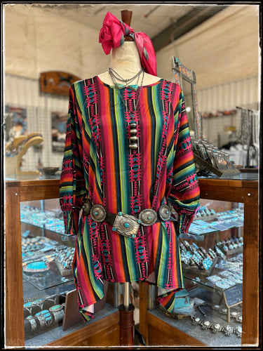 Satin serape poncho style top with scrunched sleeves. 
