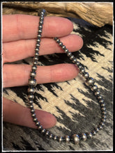 Load image into Gallery viewer, 4 - 8mm Graduated Bead Necklace
