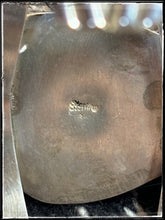 Load image into Gallery viewer, Danny Henio, Navajo silversmith - sterling silver and turquoise cuff. -  hallmark