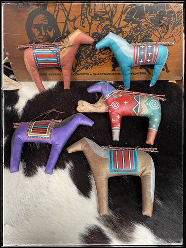 Peter Ray James hand painted fabric Spirit Horse  - the whole small  collection