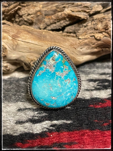 Sunshine Reeves, sterling silver and turquoise ring