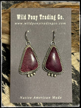 Load image into Gallery viewer, Judith Dixon Purple Spiny Earrings
