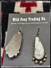 Load image into Gallery viewer, Blaine Yellowhorse White Buffalo Earrings
