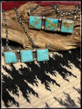 Load image into Gallery viewer, Alfred Martinez Triple Turquoise Bar Necklaces
