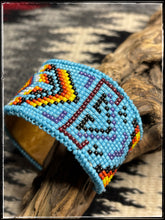 Load image into Gallery viewer, Hand beaded Navajo cuff
