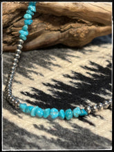 Load image into Gallery viewer, Turquoise Chunk &amp; Bead Necklace
