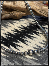 Load image into Gallery viewer, 4 - 8mm Graduated Bead Necklace
