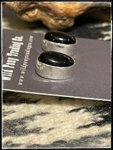 Load image into Gallery viewer, Ernest “Bo” Reeder Onyx Studs
