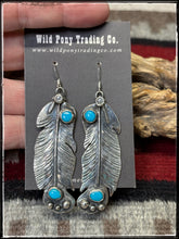 Load image into Gallery viewer, Del Arviso Feather Earrings
