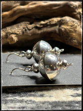 Load image into Gallery viewer, Handmade,  sterling silver bead earrings from navajo silversmith Tonisha Haley 

