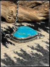Load image into Gallery viewer, Alfred Martinez Kingman Turquoise Heart Necklace
