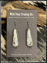 Load image into Gallery viewer, Judith Dixon White Buffalo Earrings
