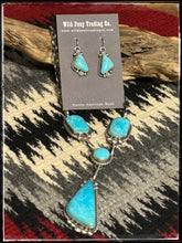 Load image into Gallery viewer, Augustine Largo Kingman Turquoise Y Necklace Set
