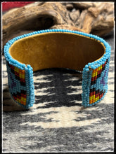 Load image into Gallery viewer, Hand beaded Navajo cuff
