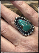 Load image into Gallery viewer, Rose Calladitto Turquoise Ring
