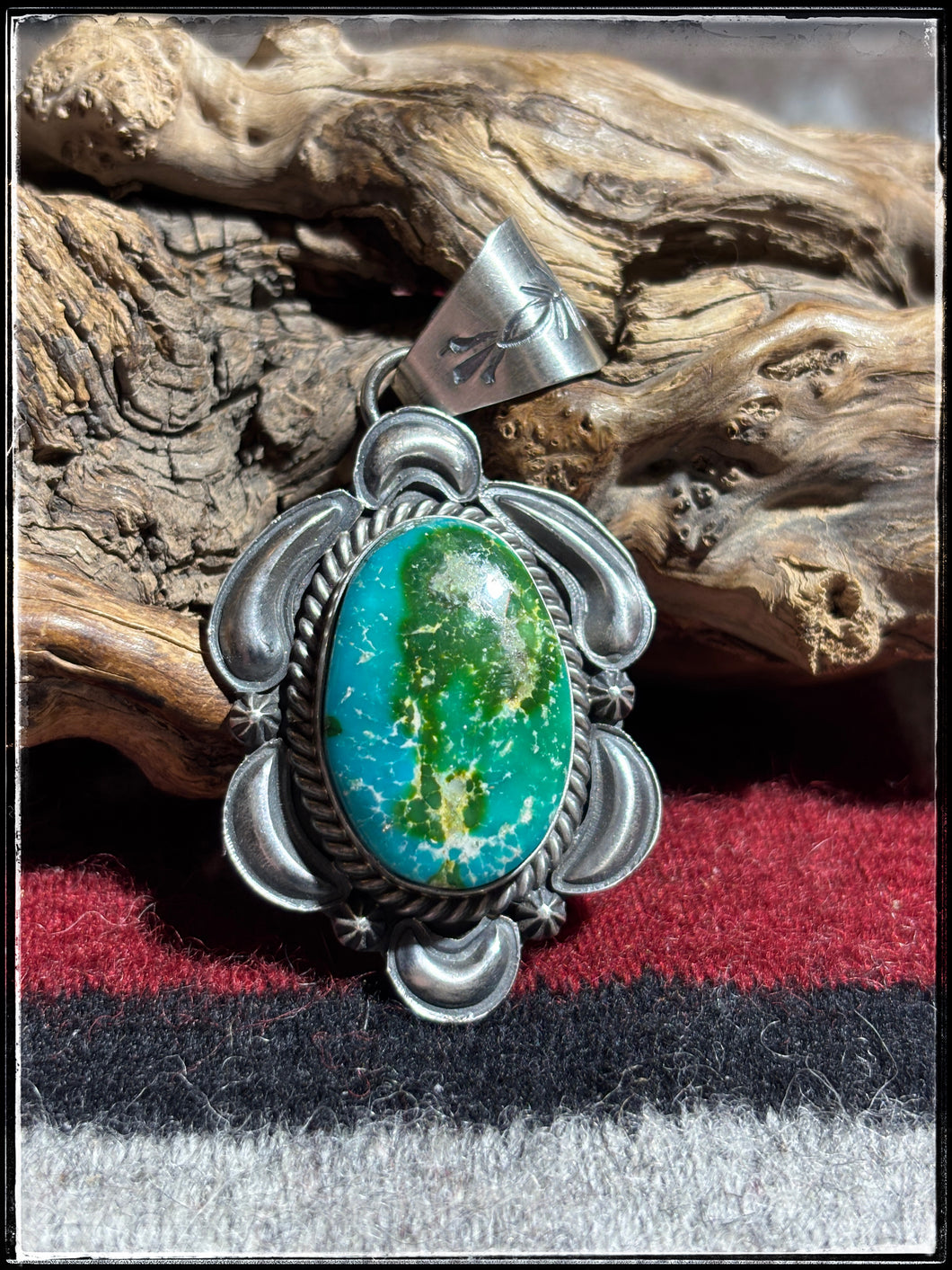 Ray Delgarito Sonoran Turquoise Pendant
