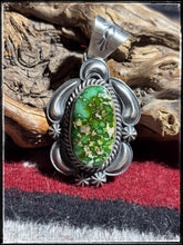 Load image into Gallery viewer, Ray Delgarito Sonoran Turquoise Pendant
