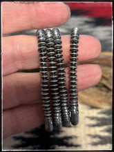 Load image into Gallery viewer, 4mm, sterling silver, rondelle bead bracelets
