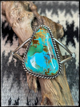 Load image into Gallery viewer, Augustine Largo, Navajo silversmith. &quot;Mosaid&quot; composite Kingman cuff
