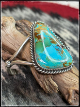 Load image into Gallery viewer, Augustine Largo, Navajo silversmith. &quot;Mosaid&quot; composite Kingman cuff
