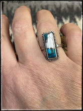 Load image into Gallery viewer, Alfred Martinez &quot;Kingman Krush&quot; Bar Ring
