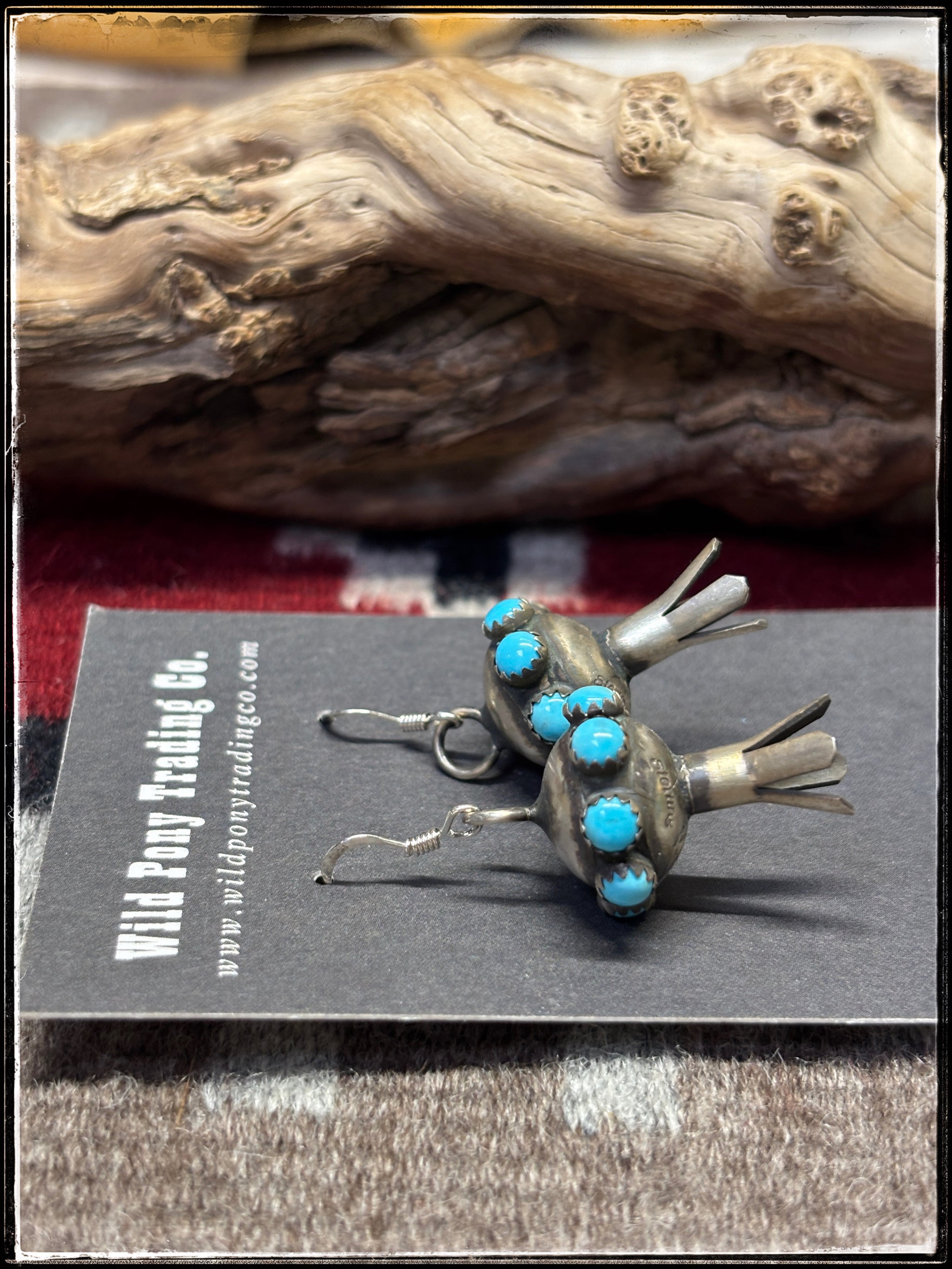 Monica Smith Turquoise Blossom Earrings | Wild Pony Trading Co.