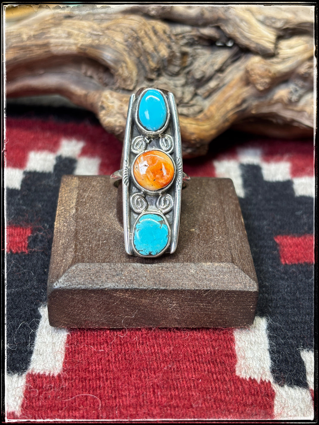 Priscilla Reeder 3 Stone Bar Ring