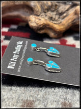 Load image into Gallery viewer, Velda Nastacio Turquoise Petite Heart Dangles
