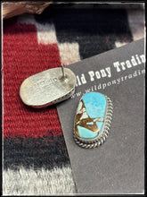 Load image into Gallery viewer, Chassity Belone, Navajo silversmith.  Sterling silver and cotton candy composite stone stud earrings.  
