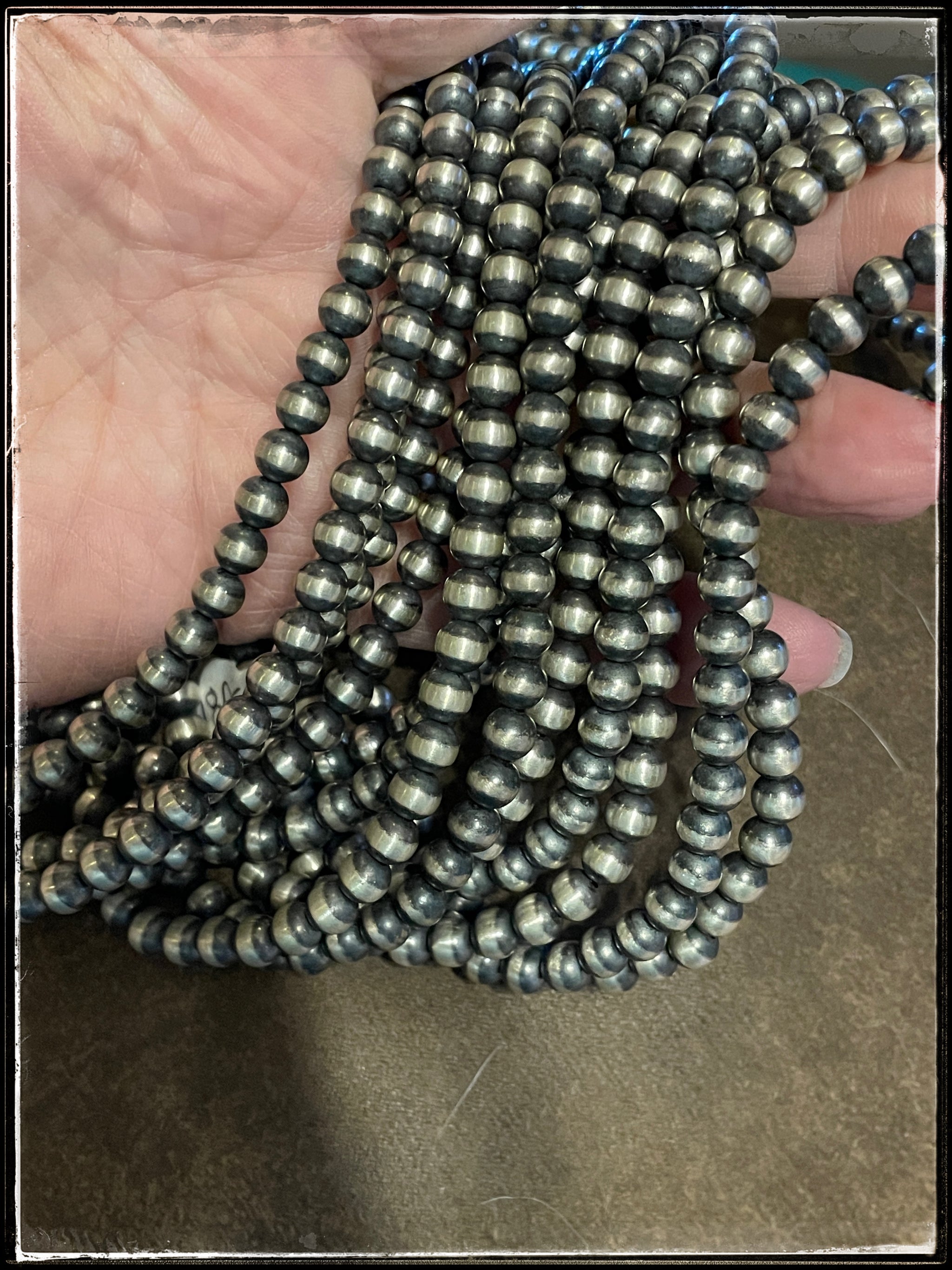 Sterling Silver Bead Necklaces | Wild Pony Trading Co. – Tagged