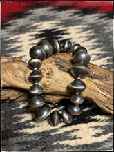 Load image into Gallery viewer, Tianna Nez Sterling Saucer Bead Bracelet
