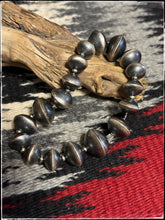 Load image into Gallery viewer, Tianna Nez Sterling Saucer Bead Bracelet
