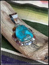 Load image into Gallery viewer, Mary Ann Spencer Carico Lake turquoise Pendant
