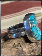 Load image into Gallery viewer, Jacob Troncosa Morenci turquoise rings
