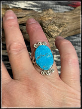 Load image into Gallery viewer, Selena Warner Turquoise ring, sz. 7
