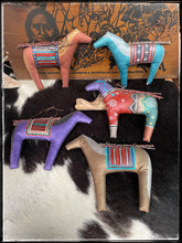 Load image into Gallery viewer, Peter Ray James hand painted fabric Spirit Horse  - the whole small  collection
