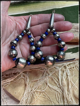 Load image into Gallery viewer, Billy Archuletta Boss Babe Navajo Pearl Earrings = lapis
