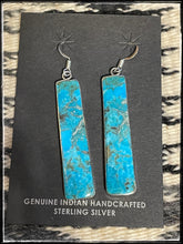 Load image into Gallery viewer, Veronica Toralita turquoise slab earrings
