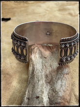 Load image into Gallery viewer, Darryl Becenti sterling silver bump out cuff
