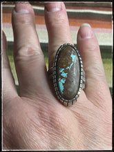 Load image into Gallery viewer, JJ Otero Royston Ribbon Turquoise Ring
