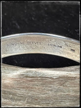 Load image into Gallery viewer, Sunshine Reeves sterling silver and 14K thin line stack cuff - hallmark

