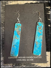 Load image into Gallery viewer, Veronica Toralita turquoise slab earrings
