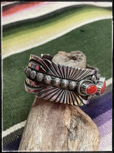 Load image into Gallery viewer, Ray Bennet Ox Blood coral cuff
