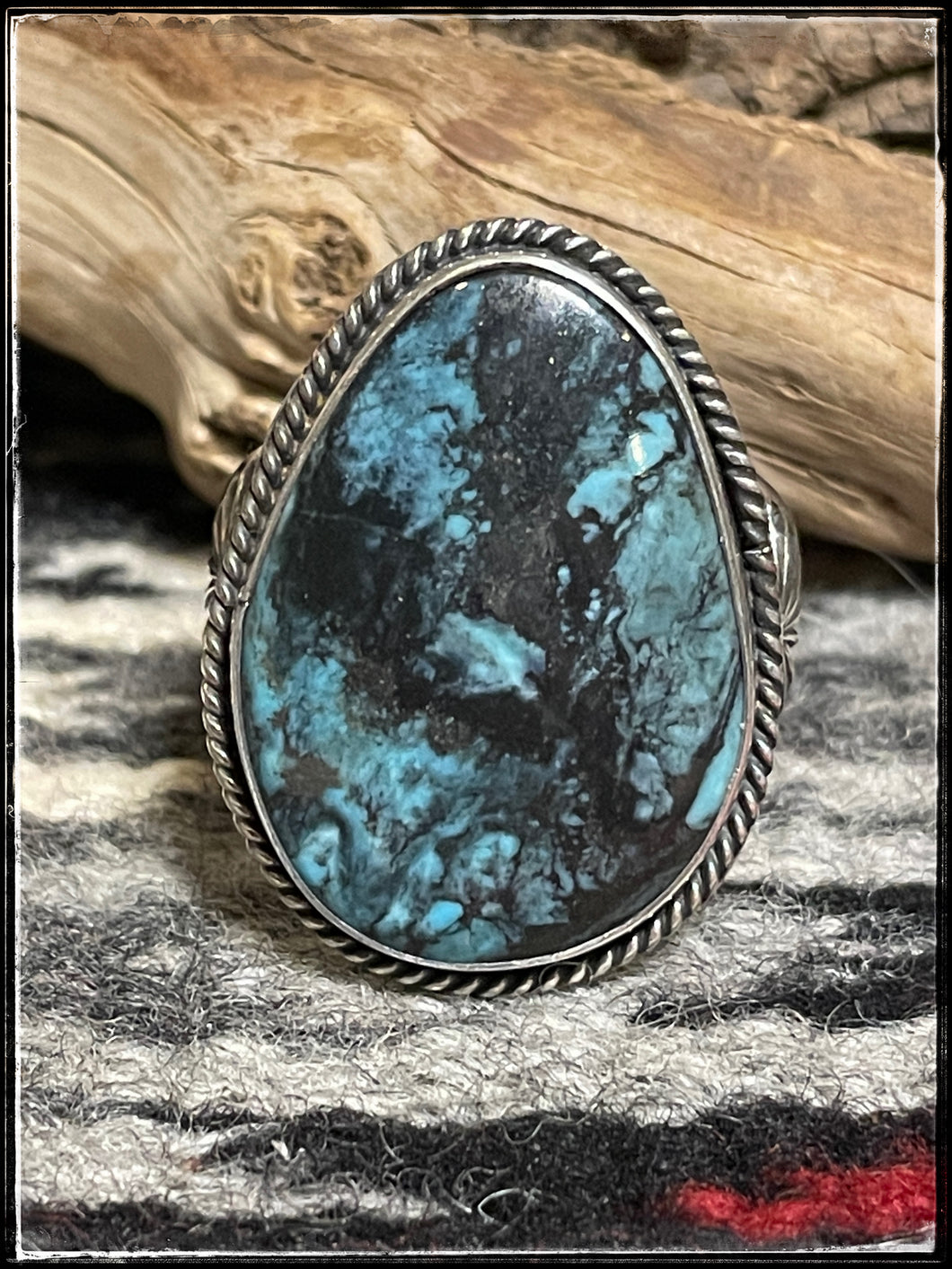 Sunshine Reeves, sterling silver and turquoise ring