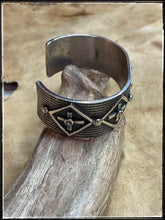 Load image into Gallery viewer, Aaron Anderson tufa cast cross cuff
