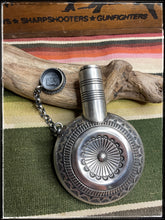 Load image into Gallery viewer, Ernest T Billagody sterling silver flask
