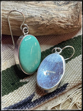 Load image into Gallery viewer, Shirley Henry sterling silver and turquoise earrings
