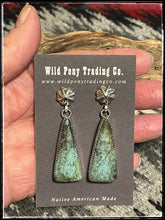 Load image into Gallery viewer, Lorretta Delgarito Turquoise Starshot Drop Earrings
